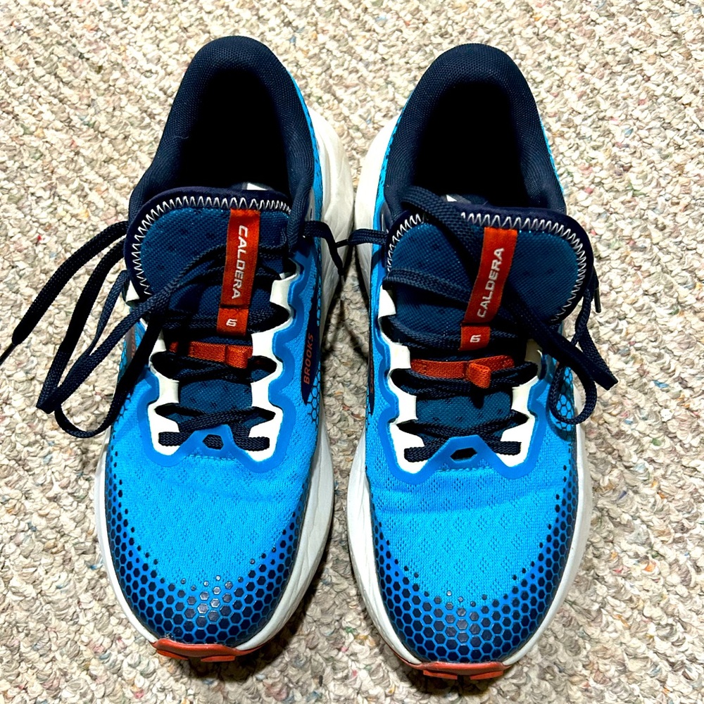 Brooks Men's Caldera 6 Trail Running Shoe Blue size 9